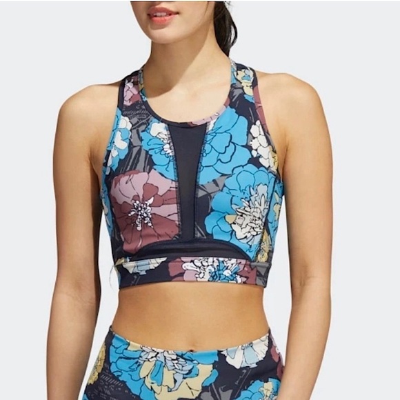adidas Performance RUN INTERNATIONAL WOMEN S DAY Medium support sports bra XXS - Picture 1 of 11
